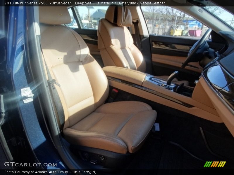 Deep Sea Blue Metallic / Oyster/Black Nappa Leather 2010 BMW 7 Series 750Li xDrive Sedan