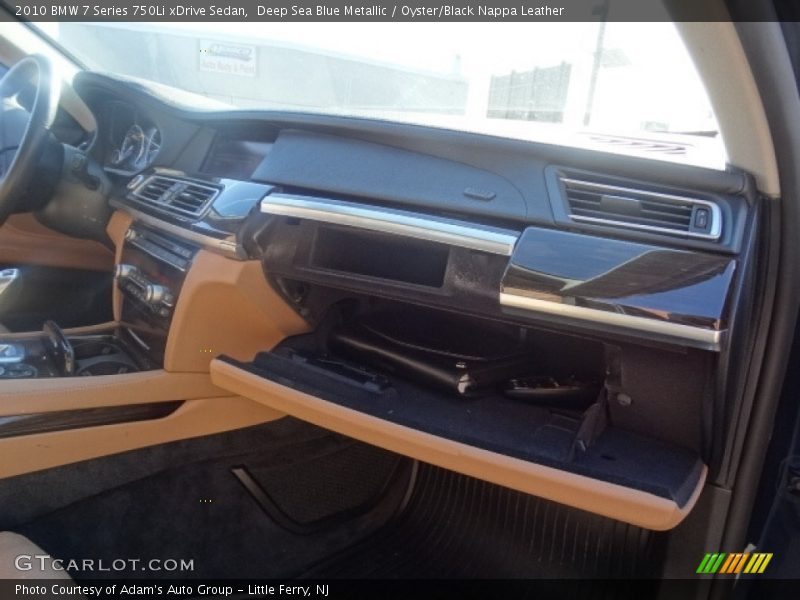 Deep Sea Blue Metallic / Oyster/Black Nappa Leather 2010 BMW 7 Series 750Li xDrive Sedan