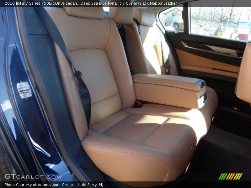 Deep Sea Blue Metallic / Oyster/Black Nappa Leather 2010 BMW 7 Series 750Li xDrive Sedan