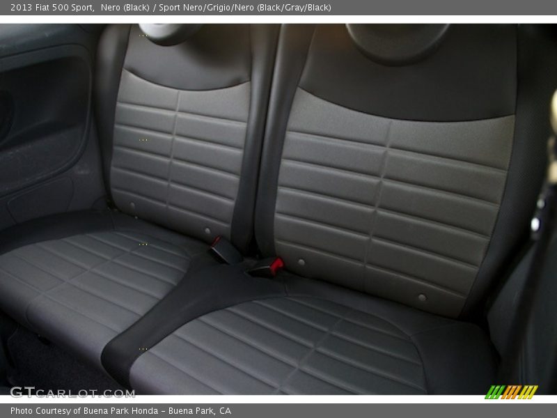 Nero (Black) / Sport Nero/Grigio/Nero (Black/Gray/Black) 2013 Fiat 500 Sport