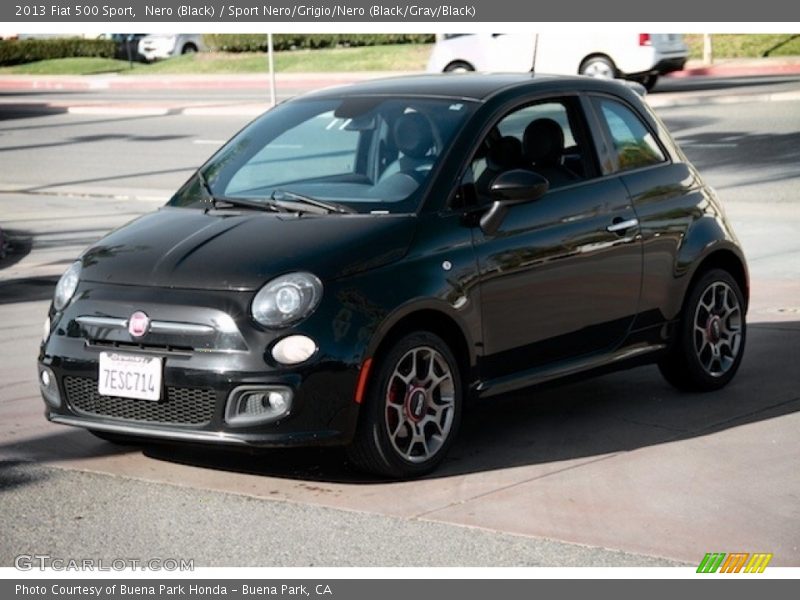 Nero (Black) / Sport Nero/Grigio/Nero (Black/Gray/Black) 2013 Fiat 500 Sport