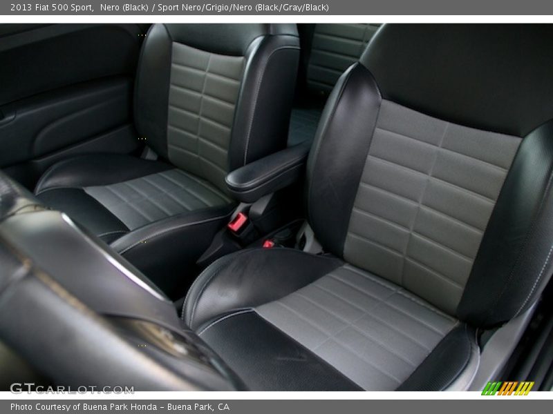 Nero (Black) / Sport Nero/Grigio/Nero (Black/Gray/Black) 2013 Fiat 500 Sport