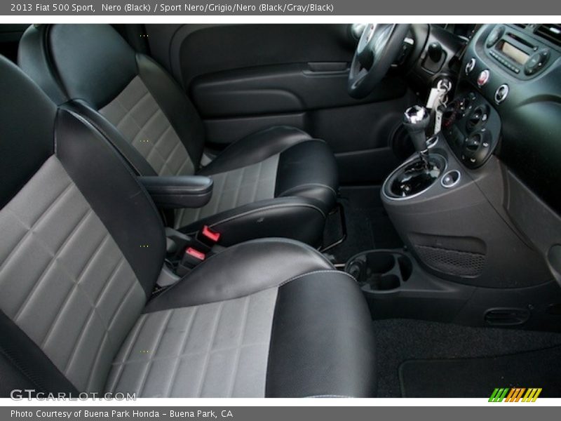 Nero (Black) / Sport Nero/Grigio/Nero (Black/Gray/Black) 2013 Fiat 500 Sport