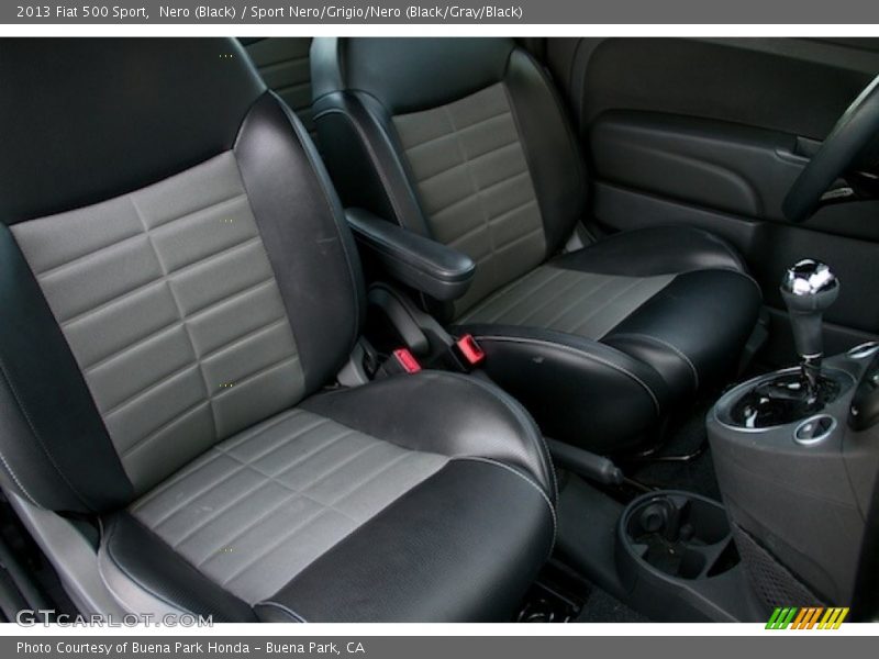 Nero (Black) / Sport Nero/Grigio/Nero (Black/Gray/Black) 2013 Fiat 500 Sport