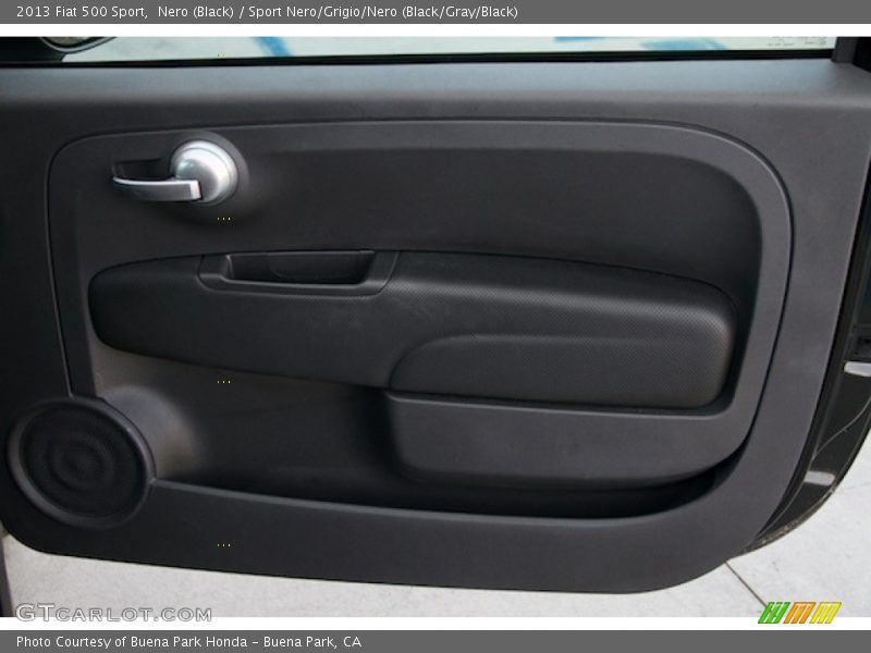 Nero (Black) / Sport Nero/Grigio/Nero (Black/Gray/Black) 2013 Fiat 500 Sport