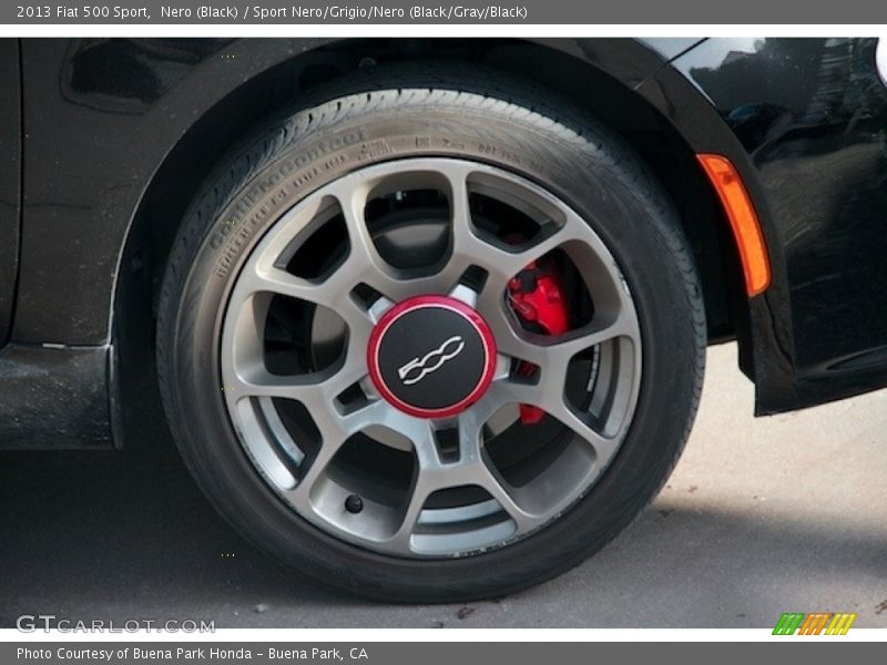 Nero (Black) / Sport Nero/Grigio/Nero (Black/Gray/Black) 2013 Fiat 500 Sport