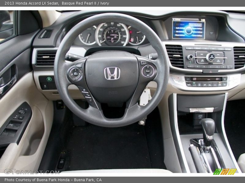 Basque Red Pearl II / Ivory 2013 Honda Accord LX Sedan