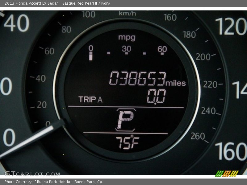 Basque Red Pearl II / Ivory 2013 Honda Accord LX Sedan