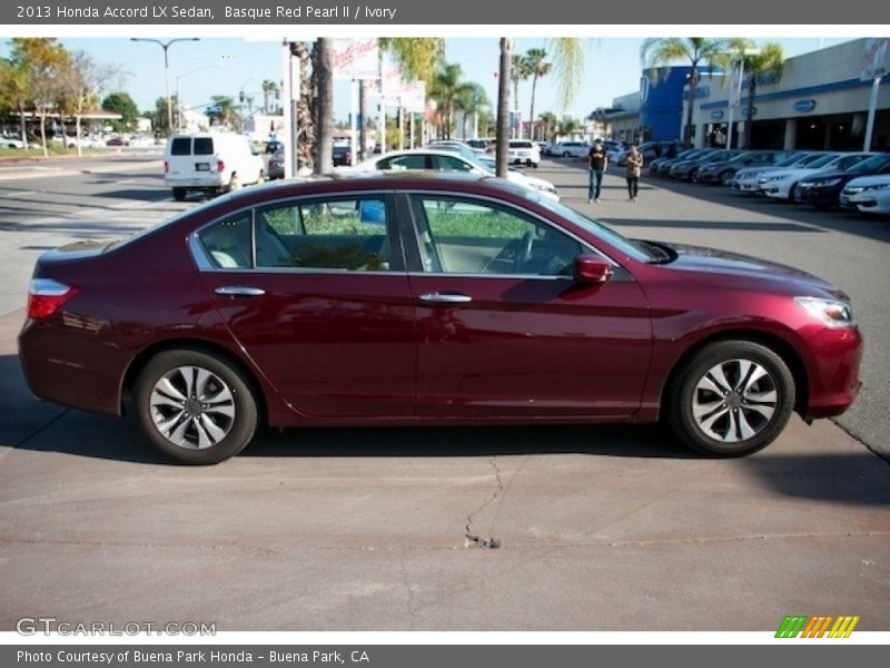 Basque Red Pearl II / Ivory 2013 Honda Accord LX Sedan