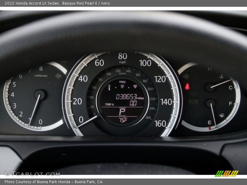Basque Red Pearl II / Ivory 2013 Honda Accord LX Sedan