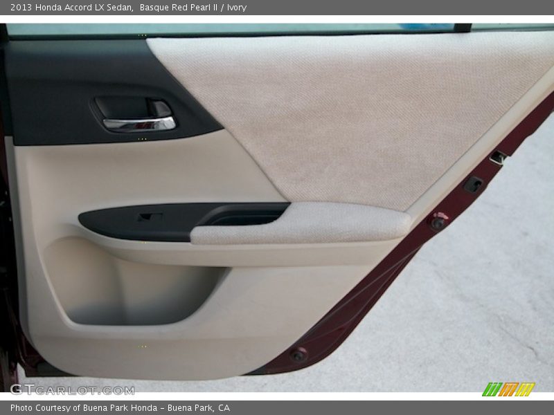 Basque Red Pearl II / Ivory 2013 Honda Accord LX Sedan