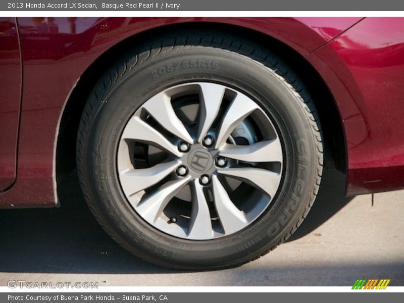 Basque Red Pearl II / Ivory 2013 Honda Accord LX Sedan