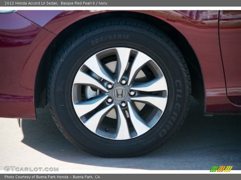 Basque Red Pearl II / Ivory 2013 Honda Accord LX Sedan