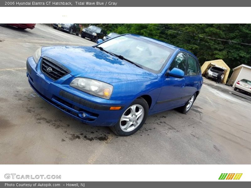 Tidal Wave Blue / Gray 2006 Hyundai Elantra GT Hatchback