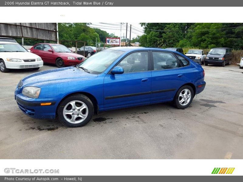 Tidal Wave Blue / Gray 2006 Hyundai Elantra GT Hatchback