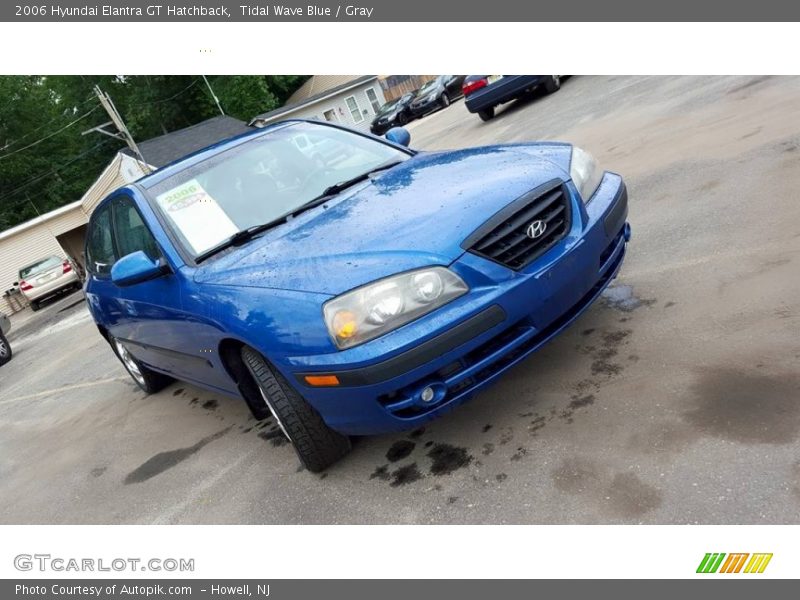 Tidal Wave Blue / Gray 2006 Hyundai Elantra GT Hatchback