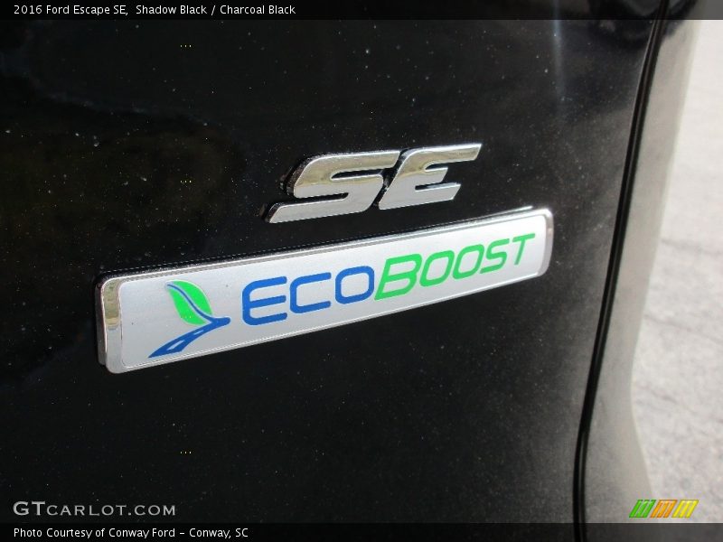 Shadow Black / Charcoal Black 2016 Ford Escape SE