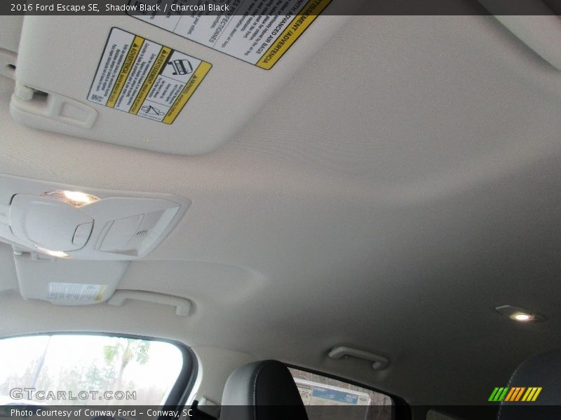 Shadow Black / Charcoal Black 2016 Ford Escape SE