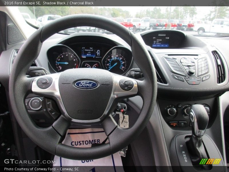 Shadow Black / Charcoal Black 2016 Ford Escape SE