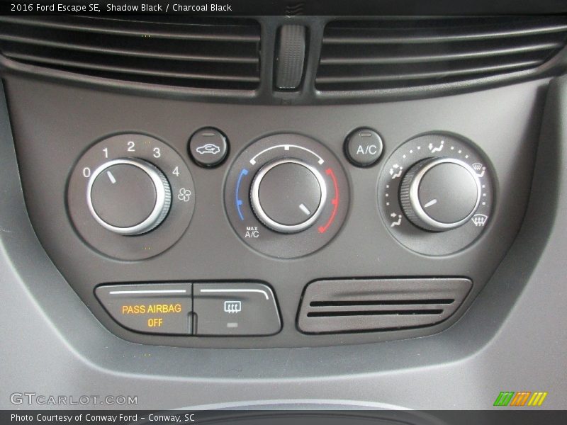 Shadow Black / Charcoal Black 2016 Ford Escape SE