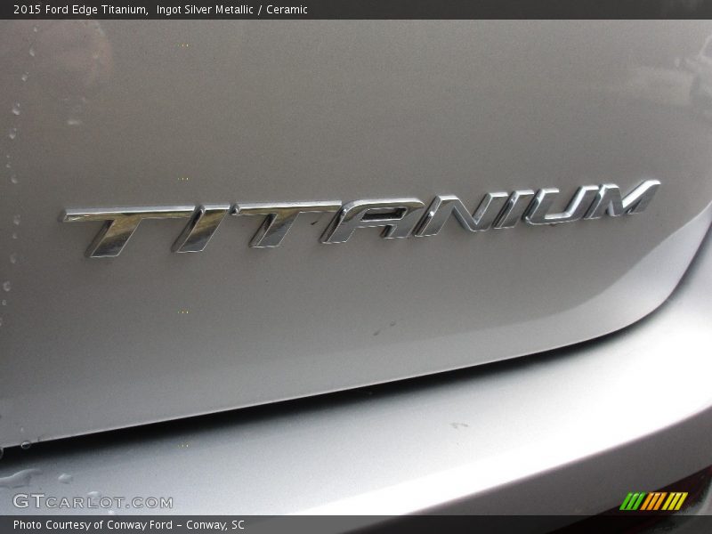 Ingot Silver Metallic / Ceramic 2015 Ford Edge Titanium