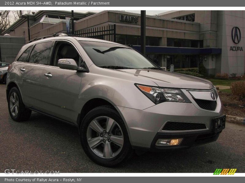 Palladium Metallic / Parchment 2012 Acura MDX SH-AWD