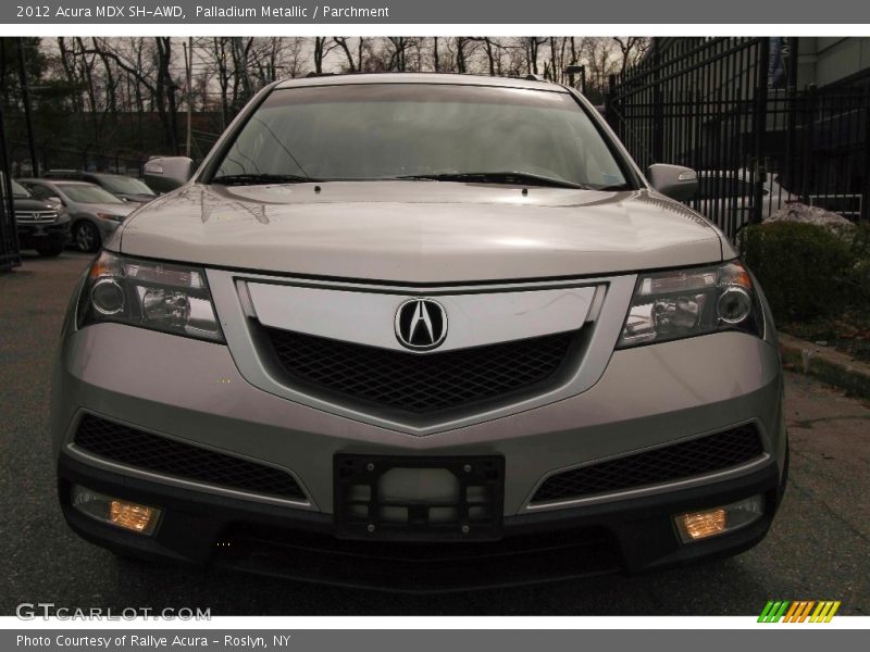 Palladium Metallic / Parchment 2012 Acura MDX SH-AWD