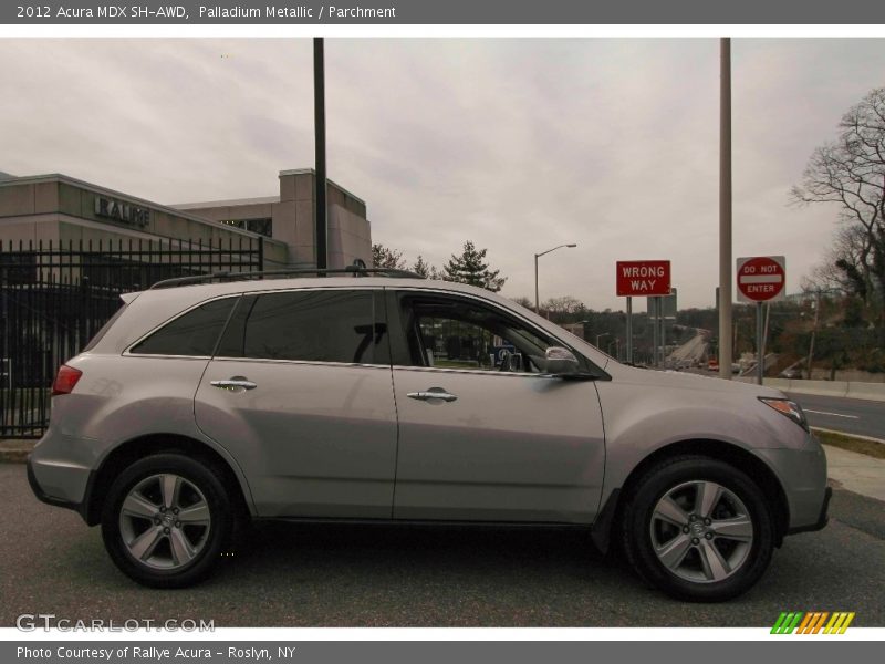 Palladium Metallic / Parchment 2012 Acura MDX SH-AWD