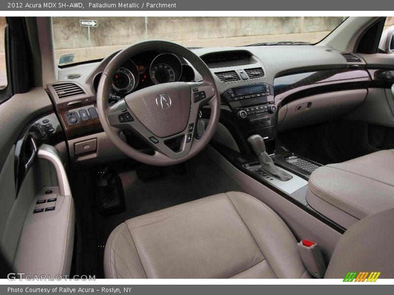 Palladium Metallic / Parchment 2012 Acura MDX SH-AWD