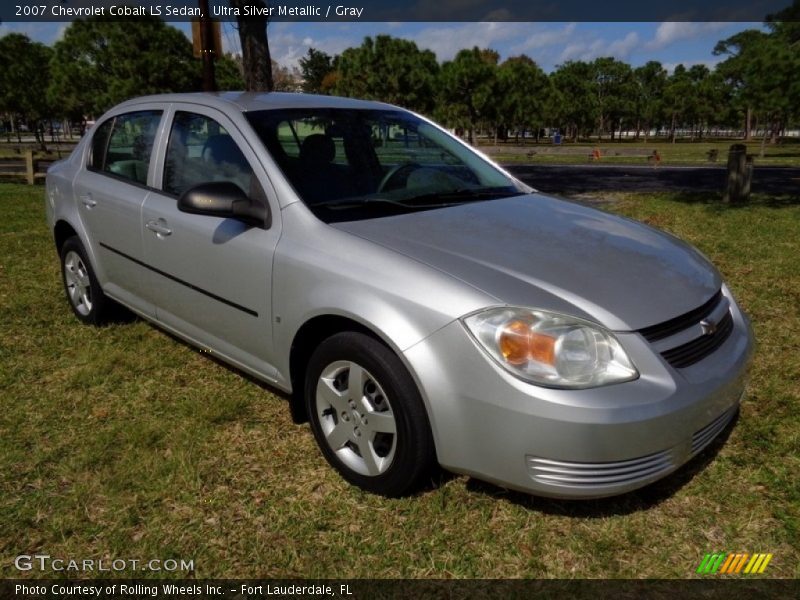 Ultra Silver Metallic / Gray 2007 Chevrolet Cobalt LS Sedan