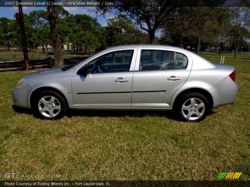 Ultra Silver Metallic / Gray 2007 Chevrolet Cobalt LS Sedan