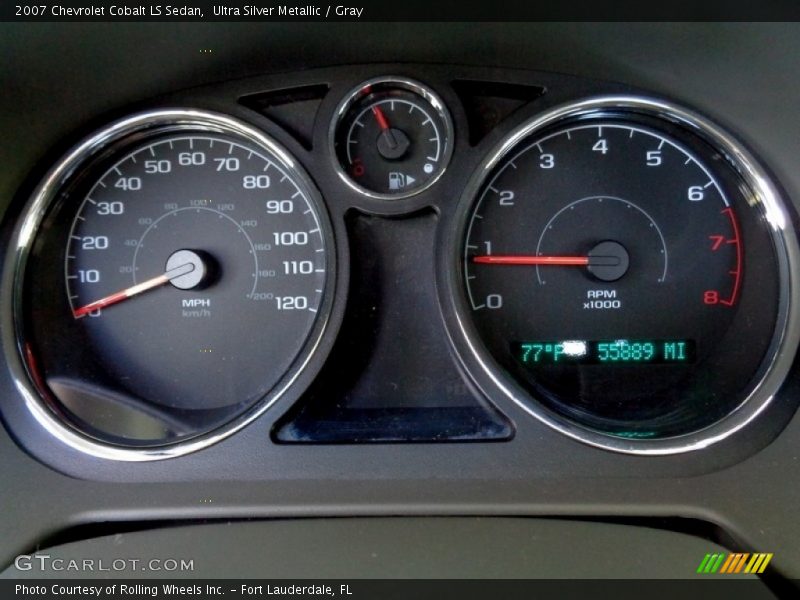 Ultra Silver Metallic / Gray 2007 Chevrolet Cobalt LS Sedan