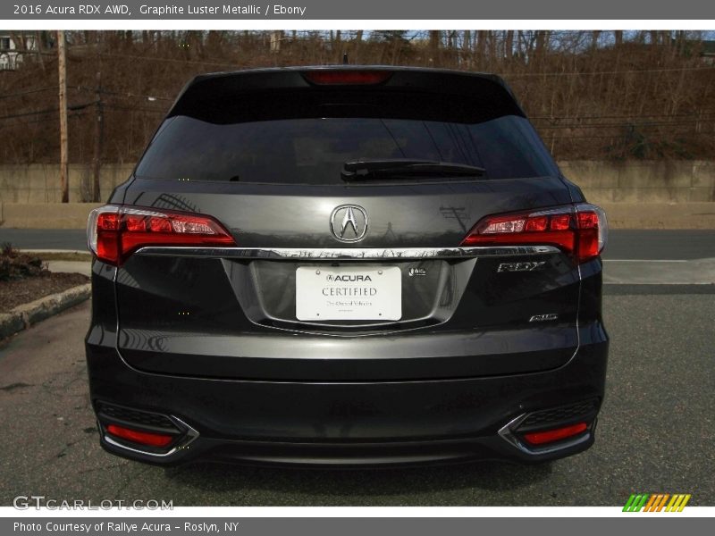 Graphite Luster Metallic / Ebony 2016 Acura RDX AWD