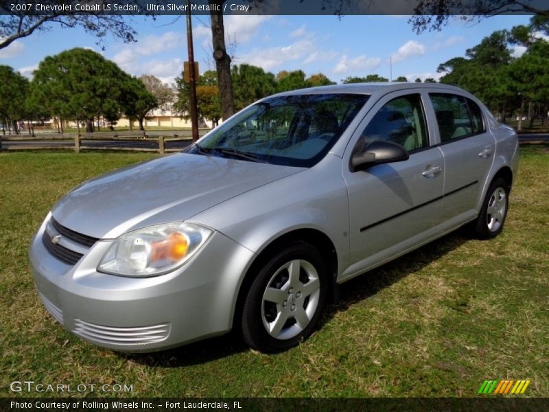 Ultra Silver Metallic / Gray 2007 Chevrolet Cobalt LS Sedan
