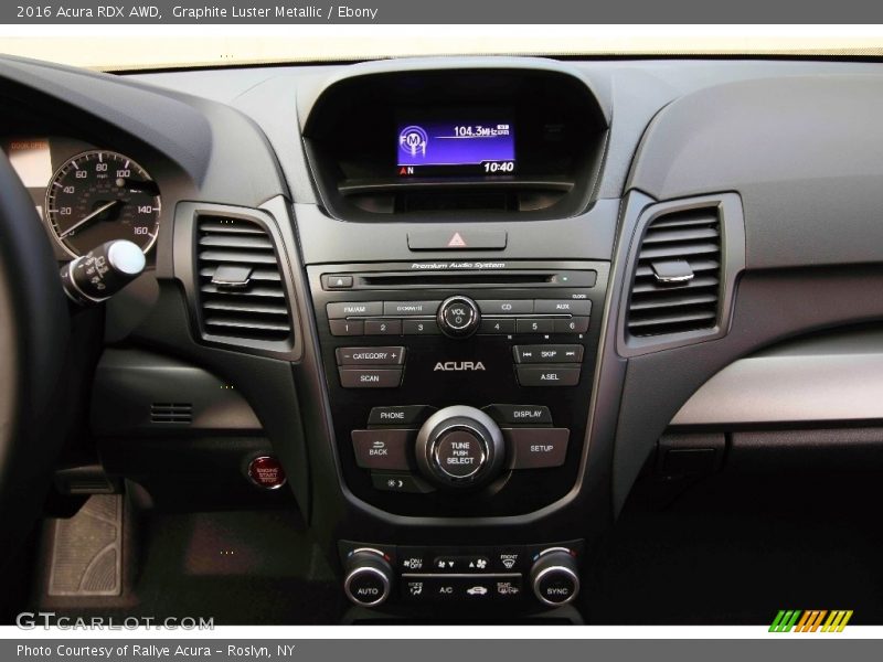 Graphite Luster Metallic / Ebony 2016 Acura RDX AWD