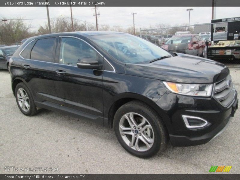 Tuxedo Black Metallic / Ebony 2015 Ford Edge Titanium