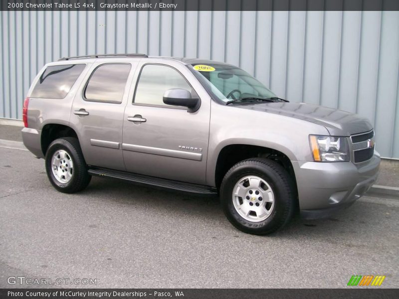 Graystone Metallic / Ebony 2008 Chevrolet Tahoe LS 4x4