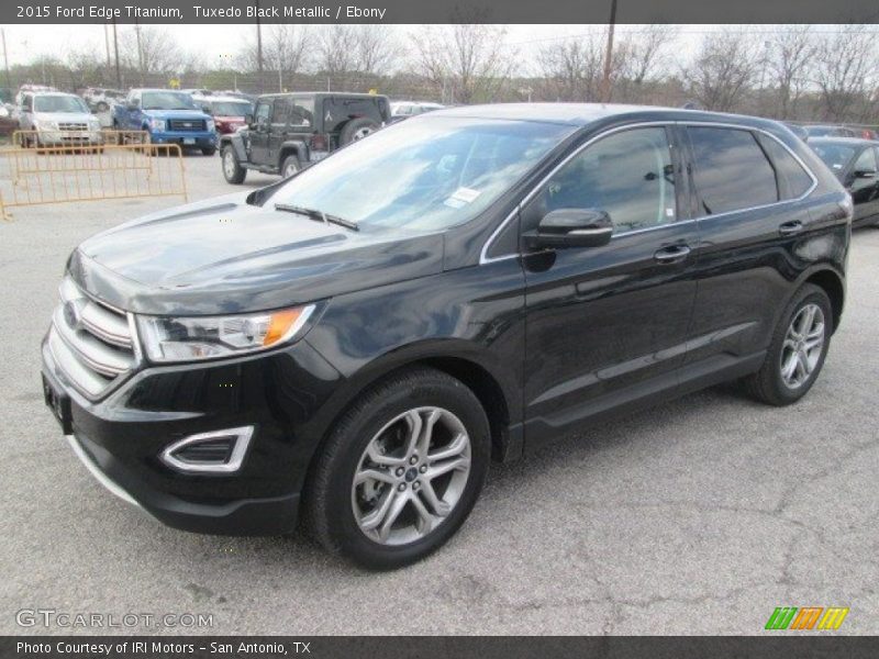 Tuxedo Black Metallic / Ebony 2015 Ford Edge Titanium