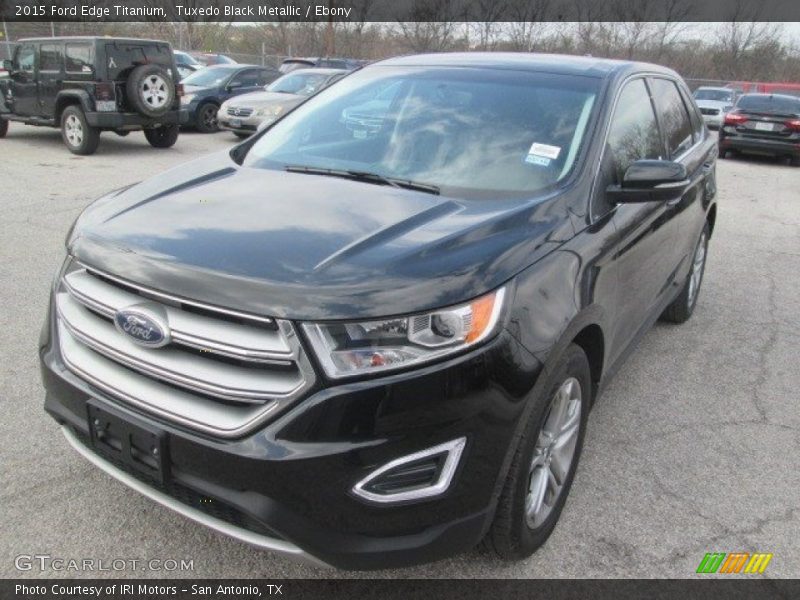 Tuxedo Black Metallic / Ebony 2015 Ford Edge Titanium