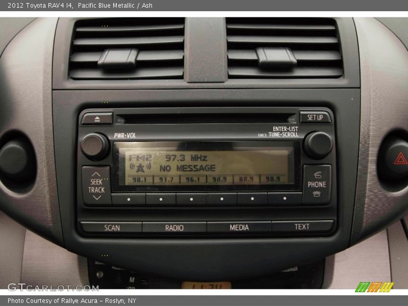 Pacific Blue Metallic / Ash 2012 Toyota RAV4 I4