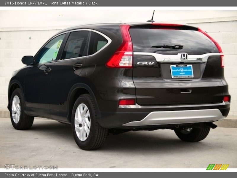 Kona Coffee Metallic / Black 2016 Honda CR-V EX-L