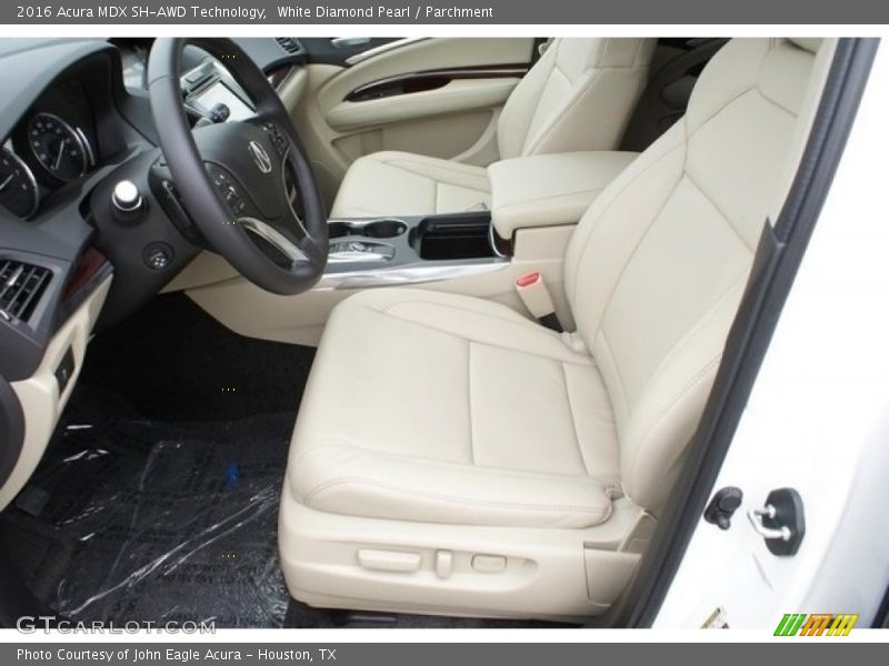 White Diamond Pearl / Parchment 2016 Acura MDX SH-AWD Technology