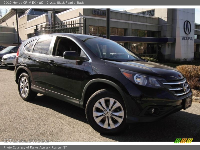 Crystal Black Pearl / Black 2012 Honda CR-V EX 4WD