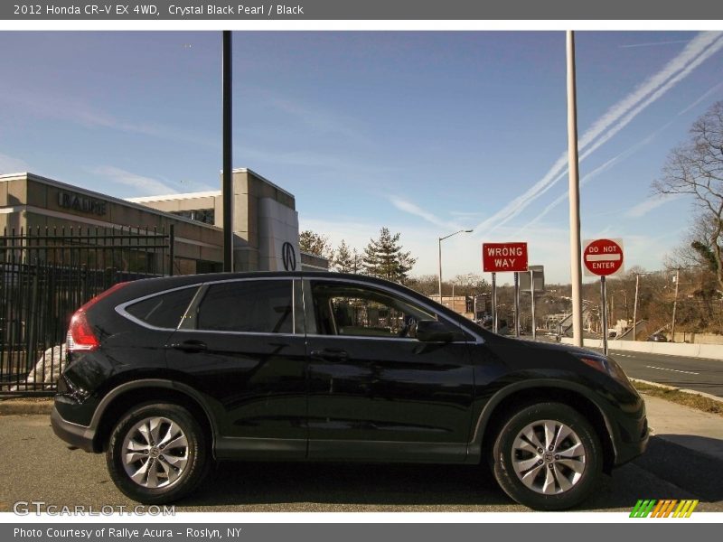 Crystal Black Pearl / Black 2012 Honda CR-V EX 4WD