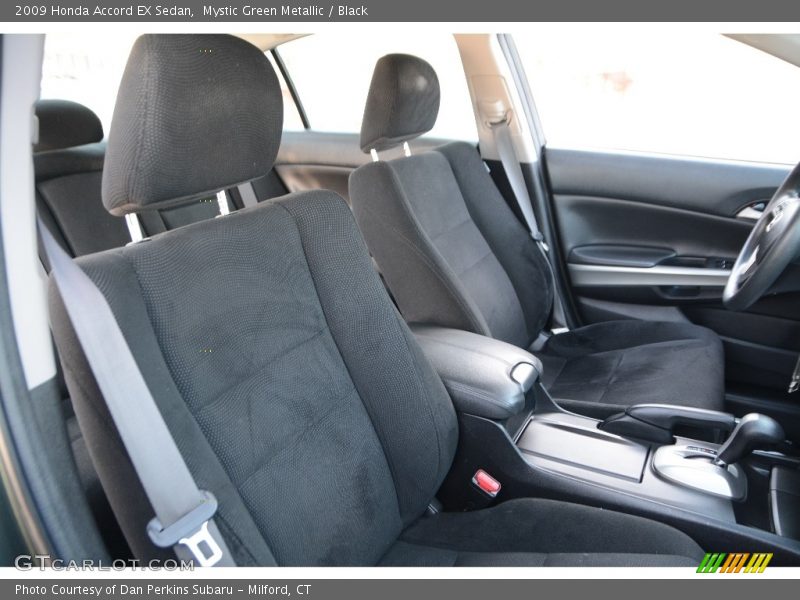 Mystic Green Metallic / Black 2009 Honda Accord EX Sedan