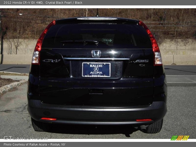 Crystal Black Pearl / Black 2012 Honda CR-V EX 4WD