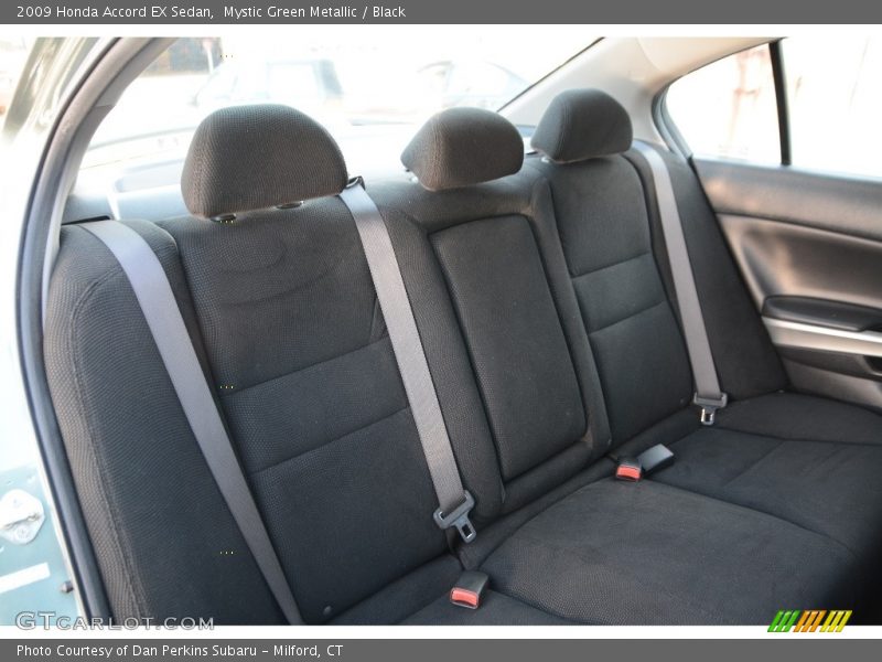 Mystic Green Metallic / Black 2009 Honda Accord EX Sedan