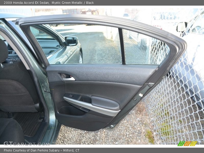 Mystic Green Metallic / Black 2009 Honda Accord EX Sedan