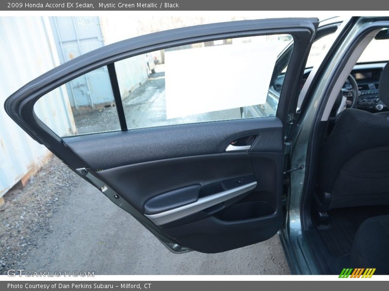 Mystic Green Metallic / Black 2009 Honda Accord EX Sedan