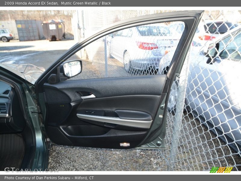 Mystic Green Metallic / Black 2009 Honda Accord EX Sedan